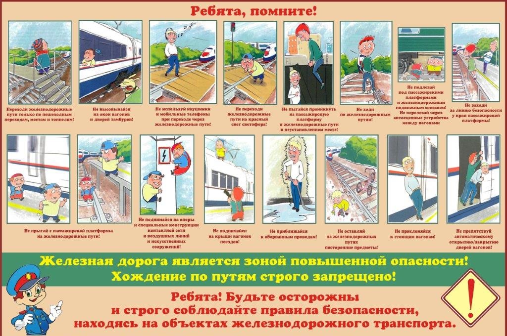 Правила поведения на объектах железнодорожной инфраструктуры