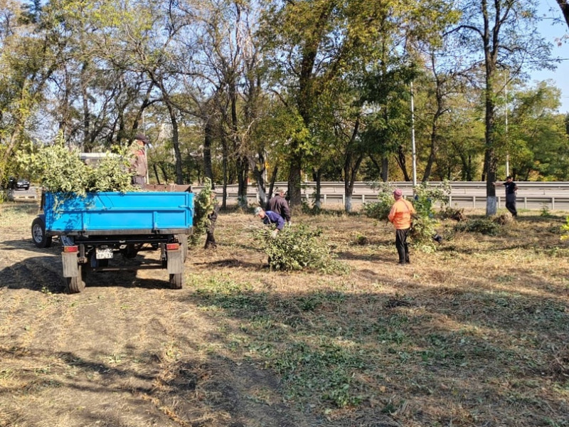 В Майском сельском поселении состоялся областной экологический субботник.