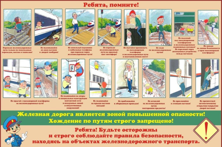 Правила поведения на объектах железнодорожной инфраструктуры.
